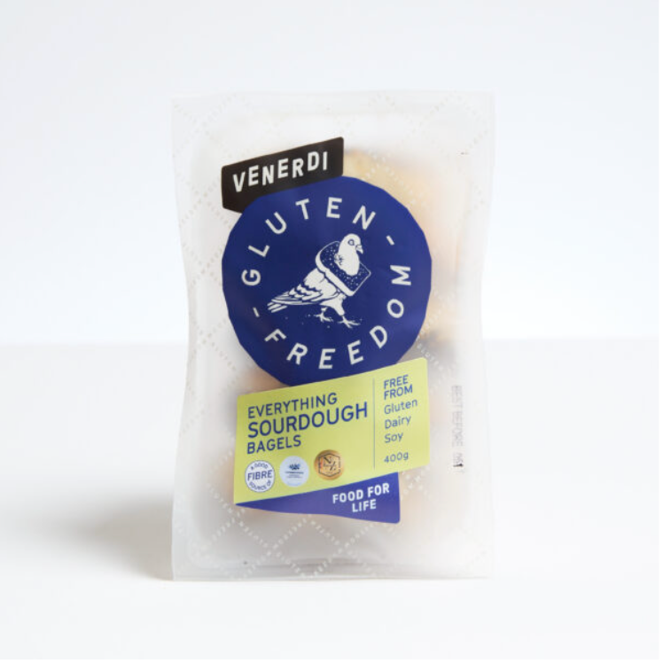 Gluten Freedom - Everything Sourdough Bagels